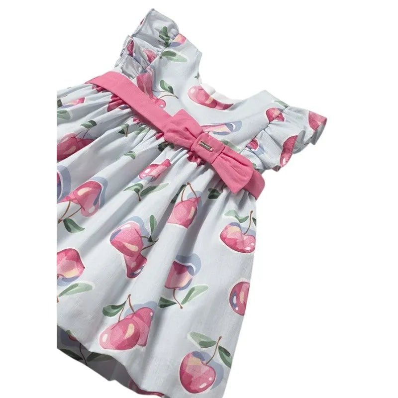 Vestido estampado frutal bebé Mayoral