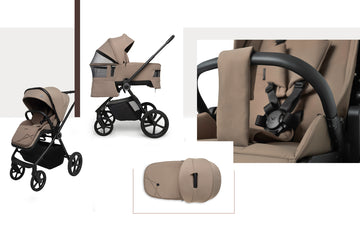 Carrito Muvvo One Caramelo 2 piezas